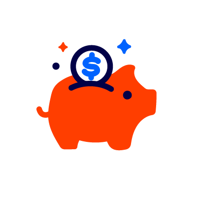 Piggy bank icon